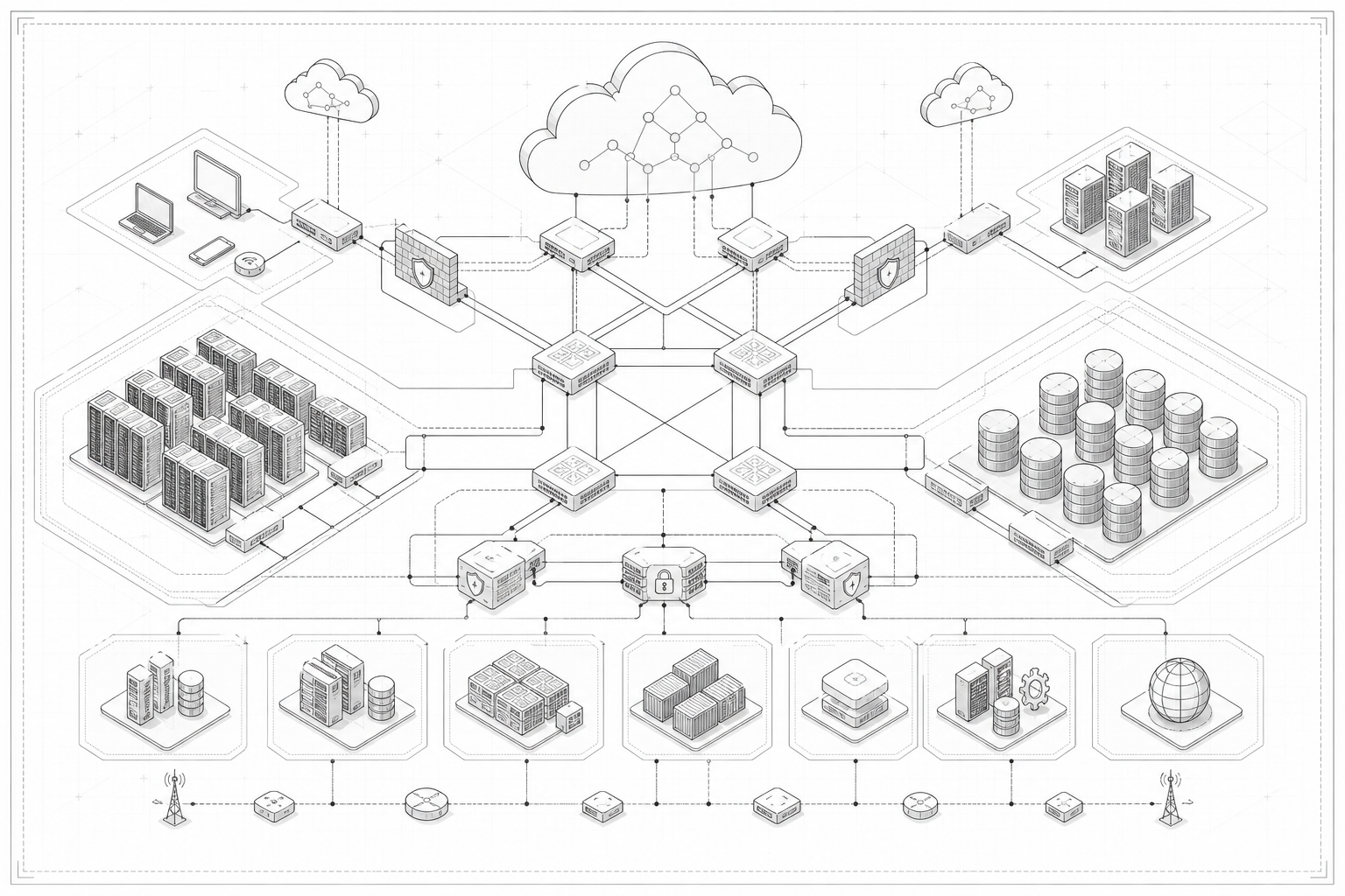 Cloud computing and infrastructure topology